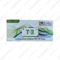 T-3 100tab 25mcg/tab Evolve Biolabs